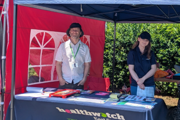 Healthwatch East Sussex team attend Eastbourne 999 show